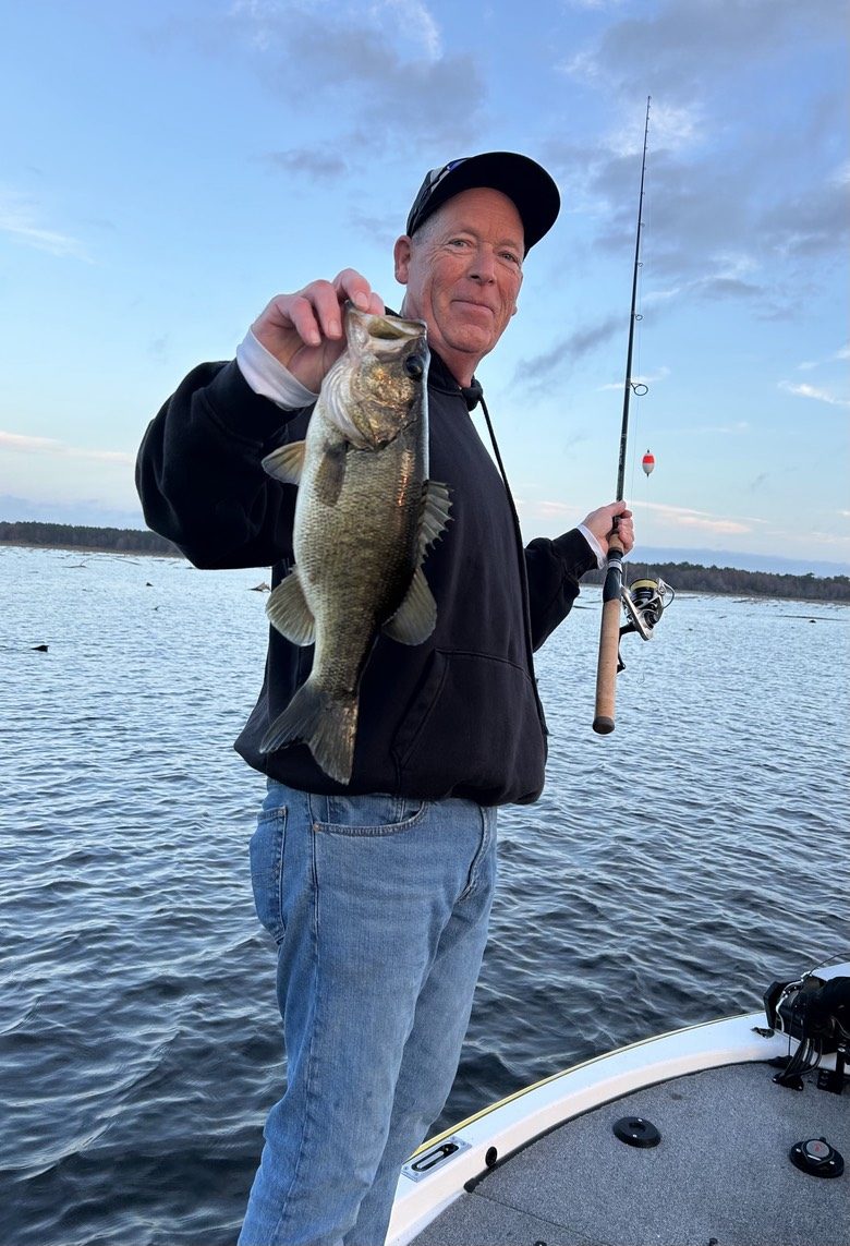 Brian with a Rodman bass